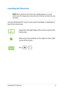 Page 51
Notebook PC E-Manual1

Launching the Charms bar
NOTE: When called out, the Charms bar initially appears as a set of white icons. The image above shows how the Charms bar looks like once activated.
Use your Notebook PC’s touch screen panel, touchpad, or keyboard to launch the charms bar.
Swipe from the right edge of the screen to launch the Charms bar.
Move your mouse pointer on the upper or lower right corner of the screen.
Press . 