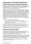 Page 75ASUS Transformer Manual75
Declarations and Safety Statements
Federal Communications Commission Statement
This device complies with part 15 of the FCC Rules. Operation is subject to the following two conditions: (1) This device may not cause harmful interference, and (2) this device must accept any interference received, including interference that may cause undesired operation.
This device has been tested and found to comply with the limits for a Class B digital device, pursuant to Part 15 of the FCC...