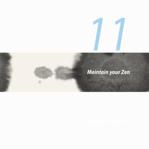 Page 12311
Maintain your Zen
11  Maintain your Zen  