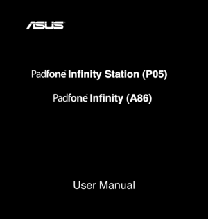 Page 1

User Manual
Infinity (A86)
Infinity Station (P05) 
