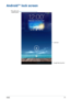 Page 31
K00E1

Android™ lock screen
Lock icon
Google Now launcher
Time, date, and weather panel 