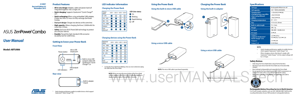 Asus User Manual All In One 2013