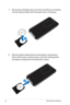 Page 22
LED projector E-Manual

C. Remove the old battery then insert the new lithium coin battery 
into the battery holder with the positive side (+) facing up. 
D.  Slide the battery holder back into the battery compartment. 
Push it all the way in until you hear a soft click, indicating that 
the battery compartment is locked back in place. 