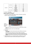 Page 58 47 • / > < $ % +    are prohibited. 
About Crestron e-Control®
1. The Crestron e-Control
® page provides a variety of virtual keys to control the 
projector or adjust the projected pictures. 
i. These buttons function the same as the ones on the OSD menus or remote 
control. 
ii. To switch input source, click on your desired signal.
Important
• The Menu button can also be used to go back to previous OSD menu, exit and save 
menu settings.
• The source list varies according to the connectors available on...