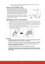 Page 149
• To return to the normal mode, press Mouse again or other keys except for the 
mouse related multi-function keys.
Remote control effective range
Refer to the illustration about the location of the Infra-
Red (IR) remote control sens or(s). The remote control 
must be held at an angle within 30 degrees perpendicular 
to the projectors IR remote control sensor(s) to function 
correctly. The distance between the remote control and 
the sensor(s) should not exceed 8 meters (~ 26 feet).
Make sure that...