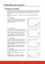 Page 1510
Positioning your projector
Choosing a location
Your room layout or personal preference will dictate which installation location you select. 
Take into consideration the size and position of  your screen, the location of a suitable power 
outlet, as well as the locati on and distance between the pr ojector and the rest of your 
equipment.
Your projector is designed to be installed  in one of the following possible installation 
locations:
1. Front Table
Select this location with  the projector placed...