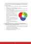 Page 4035
If you have purchased a test disc which contains various color test patterns and can be used 
to test the color presentation on monitors, TVs, projectors, etc., you can project any image 
from the disc on the screen and enter the Color Management menu to make adjustments.
To adjust the settings:
1. Open the OSD menu and go to the PICTURE > Advanced > Color Management 
menu.
2. Press Enter and the Color Management page is displayed.
3. Highlight Primary Color and press / to select a color from among...