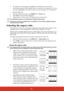 Page 3530
4. To reduce size of the picture, press Enter to switch back to the zoom in/out 
functionality, and press   repeatedly until it  is restored to the original size. You can 
also press  Auto Sync  on the remote control to restore the picture to its original size.
• Using the OSD menu
1. Open the OSD menu and go to the 
DISPLAY > Zoom menu. 
2. Press  Enter. The Zoom bar is displayed.
3. Repeat steps 2-4 in the section of Using the remote control above.
This adjustable range may vary depending on...