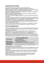 Page 5iv
Copyright Information
Copyright © ViewSonic®
 Corporation, 2016. All rights reserved.
Macintosh and Power Macintosh are registered trademarks of Apple Inc.
Microsoft, Windows, Windows NT, and the Windows logo are registered trademarks 
of Microsoft Corporation in the United States and other countries.
ViewSonic, the three birds logo, OnView, ViewMatch, and ViewMeter are registered 
trademarks of ViewSonic Corporation.
VESA is a registered trademark of the Video Electronics Standards Association. 
DPMS...