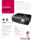 Page 1
The  ViewSonic®  Pro8450w  is  an  advanced  high  brightness  DLP®  installation 
projector  which  includes  BrilliantColor™  technology  to  produce  more 
vibrant  colors.  The  Pro8450w  delivers  4500  lumens,  4300:1  contrast  ratio 
with  a  1280x800  WXGA  native  resolution,  allowing  it  to  shine  in  virtually 
any  lighting  situation.  The  Pro8450w  provides  maximum  mounting 
flexibility  with  a  wide  1.5X  optical  zoom  adjustment  and  a  multitude  of 
connectivity options...