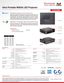 Page 2IR Sensor
DC Power
HDMI / MHL
USB Type A
Audio Out
Control Panel
Focus Ring
Mounting Hole
Projection Lens
Elevation Foot
Kensington®  Lock Slot
Specifications
*One year free Express Exchange® service requires product registration. Programs, specifications and availability are subject to change without notice. Selection, offers and programs may vary by country; see your ViewSonic representative for complete details.Corporate names, trademarks stated herein are the property of their respective companies,...