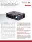 Page 1PLED-W800
 
Ultra Portable WXGA LED Projector
The ViewSonic® PLED-W800 is an ultra-portable LED 
projector with 800 ANSI lumens and WXGA 1280x800 native 
resolution. With a compact lightweight design, a 5V USB 
charging port, and over 30,000 hours of usage time, this 
projector is ideal on-the-go presentations. An MHL-enabled 
HDMI input allows users to present directly from compatible 
mobile devices, as well as from wireless HDMI dongles such 
as Google Chromecast. It also features a SD card slot, USB...