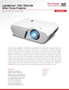 Page 1LightStream™ XGA 1024x768  
Short Throw Projector
PJD5350LSTrue-to-Life Color in Any Light*
The ViewSonic® LightStream™ PJD5350LS value projector lets you experience true-to-life color in any 
lighting condition. Whether for classrooms, meeting rooms, or home theaters, ViewSonic LightStream 
projectors bring lesson plans, presentations, and movies to life with vivid colors and crisp images. 
Equipped with SuperColor™ technology and a high-brightness output, this projector strikes a perfect 
balance of...