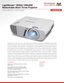 Page 1LightStream™ WXGA 1280x800 
Networkable Short Throw Projector
PJD6552LWSTrue-to-Life Color + Smart Design
Featuring true-to-life color and a smart design, the ViewSonic® LightStream PJD6552LWS networkable 
short throw projector makes the grade in any classroom, and helps corporate users rise to the top in any 
boardroom. Equipped with SuperColor™ technology and a high-brightness output, this projector strikes a 
perfect balance of color and light to deliver the ultimate in color accuracy without...