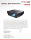 Page 1 
LightStream™ WXGA 1280x800 Projector
PJD5555WTrue-to-Life Color in Any Light*
The ViewSonic® LightStream™ PJD5555W value projector lets you experience true-to-
life color in any lighting condition. Whether for classrooms, meeting rooms, or home 
theaters, ViewSonic LightStream projectors bring lesson plans, presentations, and 
movies to life with vivid colors and crisp images. Equipped with SuperColor™ technology 
and a high-brightness output, this projector strikes a perfect balance of color and light...