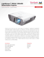 Page 1LightStream™ WXGA 1280x800 
Networkable Projector
PJD6550LWTrue-to-Life Color + Smart Design
Featuring true-to-life color and a smart design, the ViewSonic® LightStream PJD6550LW 
networkable projector makes the grade in any classroom, and helps corporate users rise to the 
top in any boardroom. Equipped with SuperColor™ technology and a high-brightness output, this 
projector strikes a perfect balance of color and light to deliver the ultimate in color accuracy without 
compromise. A smart and intuitive...