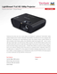 Page 1 
LightStream® Full HD 1080p Projector
PJD7720HDTrue-to-Life Color + Smart Design
Featuring true-to-life color and a smart design, the ViewSonic® LightStream® PJD7720HD 1080p 
projector delivers all you need for affordable, high-definition entertainment at home. Equipped with 
SuperColor™ technology and a high-brightness output, this projector strikes a perfect balance of 
color and light so that movies, games, and multimedia content are brought to life – even in rooms 
with  high  ambient  light.  And...