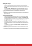 Page 4235
Hiding the image
In order to draw the audience’s attention to the presenter, you may press Blank to hide the screen image. Press any key on the projector or remote to re\
store the 
image. After hiding the image, the lower right corner of the screen will display the text 
[BLANK].
You can go to Basic > Blank	Timer menu to set blank screen duration. Once the  blank screen countdown is complete, the image will be automatically re-d\
isplayed.
After	pressing	[Blank],	the	projector	will	automatically...