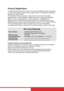 Page 102
Product Registration
To fulfill possible future product needs, and to receive additional product information 
as it becomes available, please visit your region section on ViewSonic’s website to 
register your product online.
The ViewSonic CD also provides an opportunity for you to print the product 
registration form. Upon completion, please mail or fax to a respective ViewSonic 
office. To find your registration form, use the directory “:\CD\Registration”. 
Registering your product will best prepare...