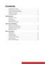 Page 3Contents
Compliance Information.............................................................................. 1
Important Safety Instructions ...................................................................... 2
Declaration of RoHS Compliance ............................................................... 3
Copyright Information ................................................................................. 4
Product Registration...