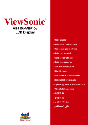 Page 1ViewSonic
®
VE510b/VE510s
LCD Display
 