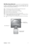 Page 10
ViewSonicVG730m 7
Wall Mounting (Optional) For use only with UL Li sted Wall Mount Bracket
To obtain a wall-mounting  kit, contact ViewSonic
® or your local dealer. Refer to the
instructions that come with th e base mounting kit. To conver t your LCD display from a desk-
mounted to a wall-mounted display, do the following:
Step 1. Verify that the power button is turned  Off, then disconnect the power cord.
Step 2. Lay the LCD display face  down on a towel or blanket.
Step 3. Remove the plastic cover...