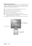 Page 10ViewSonicVG732m 7
Wall Mounting (Optional) For use only with UL Listed Wall Mount Bracket
To obtain a wall-mounting kit, contact ViewSonic
® or your local dealer. Refer to the
instructions that come with the base mounting kit. To convert your LCD display from a desk-
mounted to a wall-mounted display, do the following:
Step 1.Verify that the power button is turned Off, then disconnect the power cord.
Step 2.Lay the LCD display face down on a towel or blanket.
Step 3.Remove the plastic cover from the back...