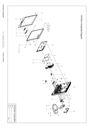 Page 76
VA703m-4 Exploded diagram
 
ModelTitleDate Rev:ViewSonic Corporation
ViewSonic Corporation
 72
Confidential - Do Not Copy  VA703b-4_VA703m-4  