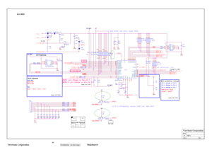 Page 44
  41
 
ViewSonic Corporation   
Confidential - Do Not Copy    
VX2235wm-4 
Model
TitleDate Rev:ViewSonic Corporation
MCU
 
8.4. MCU
2
3
1
C E
B Closed to MCU
3.3V
add netDVI_DET  0616
r170.r179~modify value 330R for 5mA 0627
add R189 res pull high 0630
hunk 060704
P6.1 change to P6.2
MCU pindefine changeP3.4 change to P6.0
P3.5 change to P6.1
1
25
P3
雙向P5單向
13
24 37
P6
單向
MTV512M-LQFP4848
X1,X2 36
P1
雙向
12
ADD pull high
hunk 060704
ADD NET
HDCP_SCL
HDCP_SDA
HDCP EEPROM HDCP
EEPROM
R192 , R193
ADD
R190 ,...