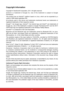 Page 7vi
Copyright Information
Copyright © ViewSonic® Corporation, 2011. All rights reserved.
Android  is  a  trademark  of  Google  Inc.  Use  of  this  trademark  is  subject  to  Google 
Permissions.
This  product  has  an Android™  platform  based  on  Linux,  which  can  be  expanded  by  a 
variety of JME-based application SW.
All  products  used  in  this  device  and  trademarks  mentioned  herein  are  trademarks  or 
registered trademarks of their respective owners.
Google™,  the  Google  logo,...