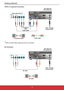 Page 189
YPbPr or Component Connection
Pr
Pb
Y
VIDEO
 IN
PC/VGA IN
PC/VGA
AUDIO IN AUDIO IN
R L
COMPONENT
VIDEO OUT
Pr YVIDEO DVI-HDTV OUT
HDMI OUT OUTIN
AUDIOL
R
Pb
LINE OUT
Audio cable
Component 
 
cable
Rear side of the TV
Component cable
CATV / Satellite 
antenna cableAudio cable HD cable box / 
 
HD satellite box
☼ 
•  YPbPr provides better quality than the AV connection.
AV Connection
COMPONENT VIDEO OUT
Pr YVIDEO DVI-HDTV OUT
HDMI OUT OUTIN
AUDIOL
R
Pb
LINE OUT
Pr
Pb
Y
VIDEO
 IN
PC/VGA IN
PC/VGA
AUDIO IN...