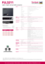 Page 2For more product information, visit us on the web at www.viewsonic.com
PJ L 3 2 11
Light, bright and portable projector 
Optional Accessories>  Re p la c e m e n t la m p                                
>  Universal ceiling mount                                 
>  Wireless G presentation gateway      
>  2nd & 3rd year extended warrant y                       
 
For more product information, visit us on the web at ViewSonic.com
Projection Distance 4:3 Screen Screen Size 
4:3 Screen
m feet mInch
1.2...