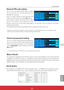 Page 110ENGLISH

Initial setting
Network PIN code setting
This is to set the Network PIN code to restrict 
the access from an unauthorized person 
through the network. 
Enter a 4 - digit number as the Net work PIN 
code onto the text box and click Set button. 
  The projector begins restarting and it takes 
about 10 seconds. Close (Quit) the web 
browser and access to the login page again in 10 seconds. This is to perform the login 
authentication firmly.
The default Network PIN code [0000] means no Network...