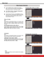 Page 44
Video Input
Video System Selection
1AV System Menu (Video or S-video)
AV System Menu (Component)
2
If the projector cannot reproduce proper video image, 
select a specific broadcast signal format from among PA L,
SECAM,NTSC,NTSC 4.43,PAL-M, and PAL-N. PAL/SECAM/NTSC/NTSC4.43/PAL-M/PAL-N
The projector automatically detects an incoming video 

If the projector cannot reproduce proper video image, select 
a specific component video signal format from among 480i,
576i,480p,576p,720p,1035i, and 1080i....