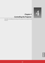 Page 117ENGLISH
ViewSonic PJL624331
31
ENGLISH
ViewSonic PJL624331
31
Chapter 4 
 Controlling the Projector
4
Describes controlling and setting of the projector by using the web 
browser.     