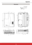 Page 7973ViewSonic PJL6243
73
Dimensions
Unit: mm(inch)
Screw Holes for Ceiling MountScrew: M4Depth: 12.0 (0.47)
333.5(13.13)340.5(13.41)
4.3(0.17)
96.5(3.80)
250.5(9.86)141.5(5.57)
99.5(3.92)
105.1(4.14)116.5(4.59)
49.1(1.93)
37.3(1.47)57.6(2.27)
59.9(2.36)
32.9(1.30)
48.7(1.92)133.8(5.27)
89.3(3.52)178.7(7.04)
 23.8
(0.94)
53.7(2.11) 17.1
(0.67)
35.9(1.41)
198.8(7.83)
55.5(2.19)
25.0(0.98)
25.0(0.98)
196.0(7.72)
72.0(2.84)
93.0(3.66)
70.0(2.76)
45.0(1.77)
70.5(2.78)
80.5(3.17)111.1(4.37)...