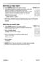 Page 21
PJL7211ViewSonic6

1.Press ASPECT button on the remote control.   
Each time you press the button, the projector switches the 
mode for aspect ratio in turn. 
Selecting an aspect ratio
● ASPECT button does not work when no proper signal is inputted.
● NORMAL mode keeps the original aspect ratio setting.
1.Press SEARCH button on the remote control.
The projector will start to check its input ports in order, and 
display the image of the proper signal found first.
The projector checks the selected...