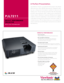 Page 1
The  ViewSonic®  PJL7211  is  an  advanced  3LCD  projector  that  delivers 
2200 lumens with a 1024 x 768 XGA native resolution. Designed for table-
top  use  or  ceiling  mount,  this  projector  is  perfect  for  classrooms  and 
meeting  rooms.  The  top  load  lamp  and  bottom  filter  with  slide  design 
provide  for  easy  maintenance.  With  7  default  picture  modes  (Normal, 
Cinema,  Dynamic,  Blackboard,  Greenboard,  Whiteboard  and  Daylight 
modes)  to  choose  from  depending  on  the...