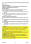 Page 61
PJL9371ViewSonic56

Maintenance
Other care
In order to ensure the safe use of your projector, please have it cleaned and 
inspected by your dealer about once every year.
1.Turn the projector off, and unplug the power cord. Allow the projector to cool 
sufficiently.
2.After making sure that the projector is cool adequately, lightly wipe the lens 
with a commercially available lens-cleaning wipe. Do not touch the lens 
directly with your hand.
If the lens is flawed, soiled or fogged, it could cause...