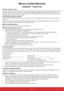 Page 5245
Mexico Limited Warranty
VIEWSONIC®PROJECTOR
What the warranty covers:
9LHZ6RQLFZDUUDQWVLWVSURGXFWVWREHIUHHIURPGHIHFWVLQPDWH
PDQVKLSGXULQJWKHZDUUDQW\SHULRG9LHZ6RQLFZLOODWLWV
sole option, repair or replace the product with a like product. Replacement product or parts may include remanufactured or 
UHIXUELVKHGSDUWVRUFRPSRQHQWV	DFFHVVRULHV
How long the warranty is effective:

purchase.
DSSURYDO$SSOLHVWRPDQXIDFWXUHU