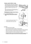 Page 13
Introduction
10
Remote control effective range
Infra-Red (IR) remote control sensor is located on 
the front of the projector. The remote control must be 
held at an angle within 30 degrees perpendicular to 
the projectors IR remote  control sensor to function 
correctly. The distance between the remote control 
and the sensor should not exceed  8 meters (~ 26 
feet).
Make sure that there are no obstacles between the 
remote control and the IR sensor on the projector that 
might obstruct the infra-red...