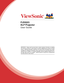 Page 1IMPORTANT:  Please read this User Guide to obtain important information on instal\
ling and using your product in a safe manner, as well as registering your product for future service.  Warranty information contained in this User Guide will describe your limited coverage from ViewSonic Corporation, which is also found on our web site at http://www.viewsonic.com  in  English,  or  in  specific  languages  using  the  Regional  selection  box  in the upper right corner of our website.  “Antes de operar su...