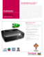 Page 1
The  ViewSonic®  PJD5223  DLP®  projector  is  ideal  for  use  in  the  office 
or  on  the  campus.  It  delivers  amazingly  clear  images  with  2700  ANSI 
lumens,  3000:1  contrast  ratio  and  XGA  1024x768  native  solution.  The 
projector  is  packed  with  features  like  multiple  PC  and  video  inputs, 
120Hz/3D-ready  for  any  PC-based  3D  applications,  support  HD  1080p 
video  signal  and  integrated  speaker  for  multimedia.  With  high  contrast 
r a t i o   a n d   b r i g h t n...