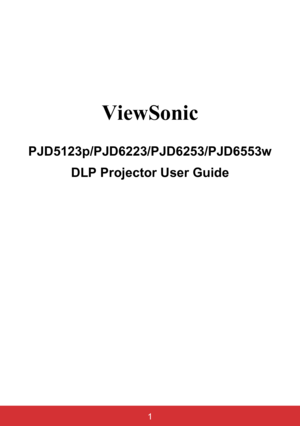 Page 61
ViewSonic
PJD5123p/PJD6223/PJD6253/PJD6553wDLP Projector User Guide  