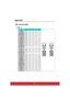 Page 7469
Appendix
IR control table
Code A
KeyFormatByte1Byte2Byte3Byte4
Power NEC 83 F4 17 E8
Freeze NEC83F403 fc
Up / KeyS + NEC 83 F4 0b f4
Down / KeyS - NEC 83 F4 0c f3
Left NEC83F40e f1
Right NEC 83 F4 0f f0
Color Mode NEC 83 F4 10 ef
Mute NEC83F414EB
Auto Sync NEC 83 F4 08 f7
Source NEC83F404 fb
Blank NEC 83 F4 07 f8
Menu NEC83F430CF
Enter / Mouse L  key NEC83F415ea
Exit NEC 83 F4 28 D7
VGA 1 NEC 83 F4 41 be
VGA 2 NEC 83 F4 45 ba
Video/Mouse R  key NEC83F452ad
Mouse NEC 83 F4 31 CE
Timer NEC 83 F4 27 d8...