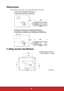 Page 7166
Dimensions
294 mm (W) x 84 mm (H) x 242 mm (D) (Excluding extrusions)
Ceiling mount installation
TEMP
LMMPMODE
ENTERAUTOSOURCEMENU
EXIT
PJD5126/PJD5226/PJD5226w/
PJD6223/PJD6253/PJD6553w
TEMP
LMMPMODE
ENTERAUTOSOURCEMENU
EXIT
294
242
84294
84 242
160
137
11 5
80
Ceiling mount screws:
M4 x 8 (Max. L = 8 mm)
Unit: mm
PJD6353/PJD6353s/PJD6383/PJD6383s/
PJD6653w/PJD6653ws/PJD6683w/PJD6683ws 