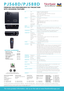 Page 2OPTIONAL ACCESSORIES
> Replacement lamp RLC-026
> Soft case with wheels 
and laptop bag CASE-006
> Universal ceiling mount kit WMK-005
> VGA to component 
video adapter ADPT-002
> Wireless G 
Presentation Gateway WPG-100
ViewSonic Corporation’s QMS & EMS have been registered to 
ISO 9001 & ISO 14001, respectively, by the British Standards Institution.
PJ568D/PJ588D
PREMIUM HIGH-PERFORMANCE DLP PROJECTORS 
WITH ADVANCED FEATURES
DLPType PJ568D 0.55" DDR XGA DMD DLP
PJ588D 0.7" DDR XGA DMD DLP...