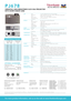 Page 2PJ678
Versatile, high brightness 3lCd Xga PrOJeCtOr 
with shOrt-thrOw lens
LCD  Type  3 x 0.63” EPSON D5 Poly-Si TFT with MLA  
  Resolution  1024 x 768 XGA native, (max. 1600 x 1200 UXGA compressed)  
  Lens  Manual zoom, manual focus  
  Zoom Factor  1.2 (F = 1.75–1.9/f = 18.85mm–22.23mm)  
  Vertical keystone   32° vertical (±16º) 
  correction
DISPLAY  Size  28“–331“ (0.71m–8,41m) (Diagonal)  
  Throw Distance  1.0m–10.0m 
  Throw Ratio  1.48–1.76:1 
  Lamp  205W HID, 2000 hours (Eco mode 3000 hours...