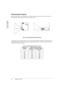 Page 96ViewSonic  PJ750
E
N
G
L
I
S
H
Positioning the Projector
Place the projector on a level table-top or other flat and stable surface. Refer to Figure 4 below to 
determine the optimal placement distance from the screen.
To adjust the size of the projected area, refer to the following table. The table shows minimum and 
maximum distances from the screen that you can place the projector to achieve a specific screen size. 
All distances are given in inches.
Figure 4: Recommended Projector Distances
Table 1:...