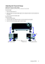 Page 15                                                                                                                          ViewSonic PJ755D 13
Adjusting the Projected Image
Adjusting the Projector Image Height
The projector is equipped with an elevator foot for adjusting the image height.
To raise the image:
1 .  Press the elevator button  .
2 . Raise the image to the desired height angle  , then release the button to lock the elevator foot
into position.
3 . Use   to fine-tune the display angle. 
To...